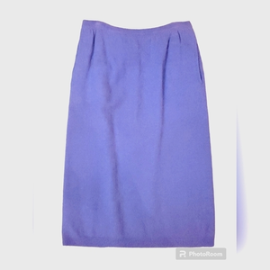 Abby Rose for Strategy Women's Violet Purple Lambswool‎ Pencil Skirt Medium